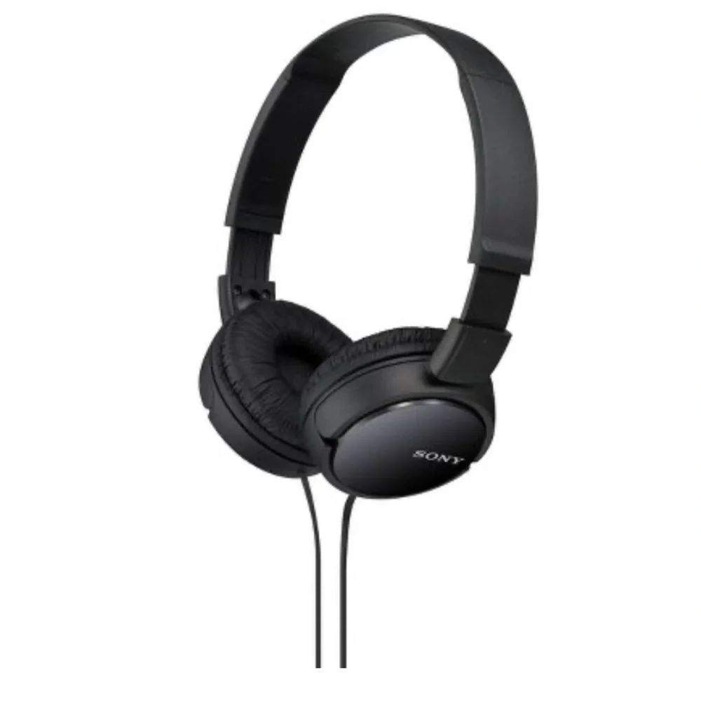 Sony ZX Series Wired On Ear Headphones Lightweight Black